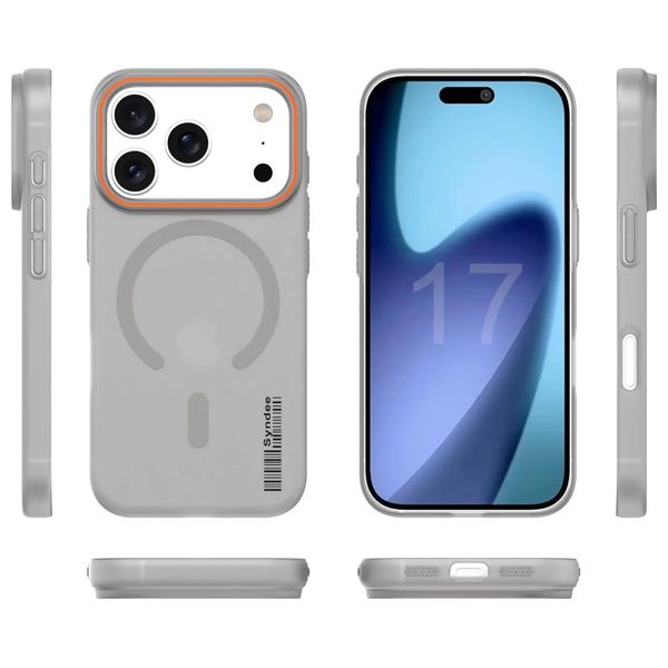  Fashion Case Mobile Cover For iPhone 17 Pro Max - Silver 