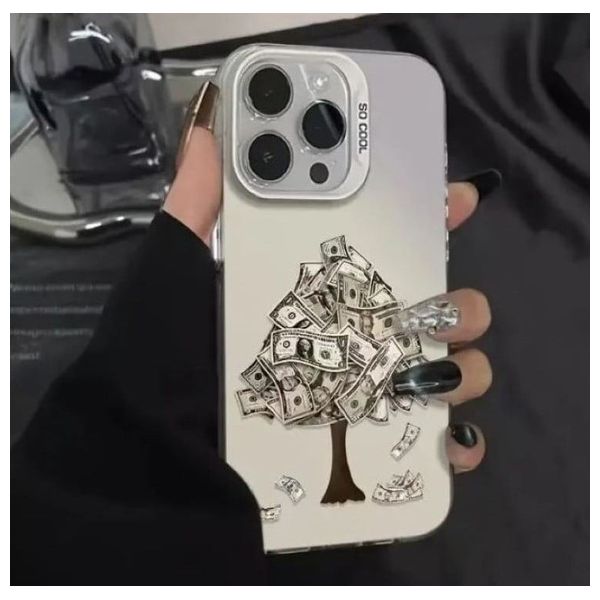  Fashion Case Mobile Cover For For iPhone 14 Pro Max – Silver 