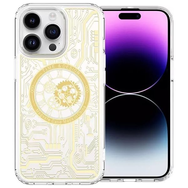  حافظة موبايل فاشن كيس لجهاز ايفون 14 برو ماكس - ذهبي 