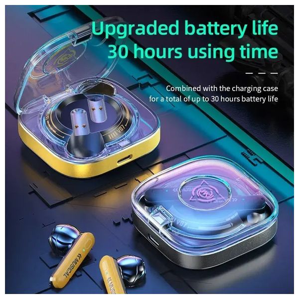  WEKOME V07 - Bluetooth Headphone In Ear - Bluetooth 5.3 - 300 mAh - Black 