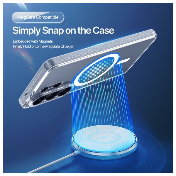  Fashion Case Crystal MagSafe Case for Samsung Galaxy S26 Ultra - Transparent 