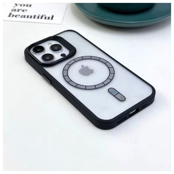  Fashion Case Mobile Cover For iPhone 15 Pro - Black 