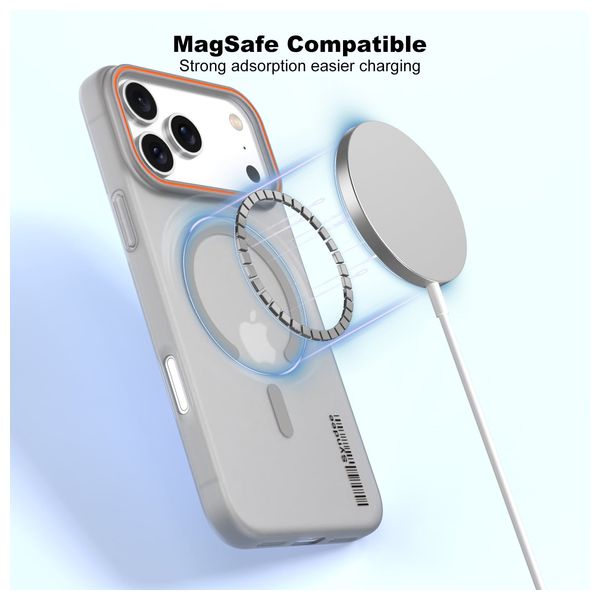  Fashion Case Mobile Cover For iPhone 17 Pro Max - Silver 