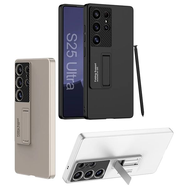  Fashion Case Mobile Cover For Samsung S25 Ultra - Titanium Black 