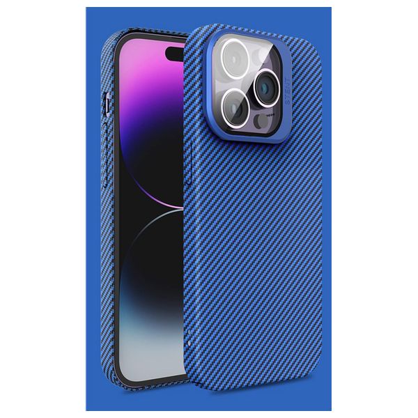  Fashion Case Mobile Cover For iPhone 15 Pro Max - Blue 