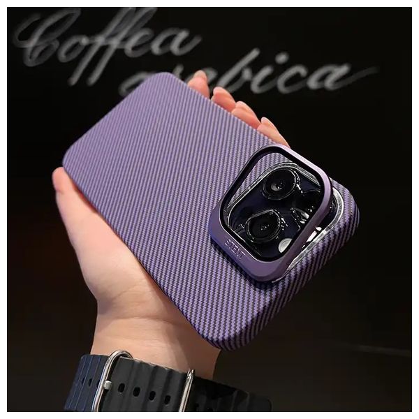  حافظة موبايل فاشن كيس لجهاز ايفون 14 برو ماكس - بنفسجي 