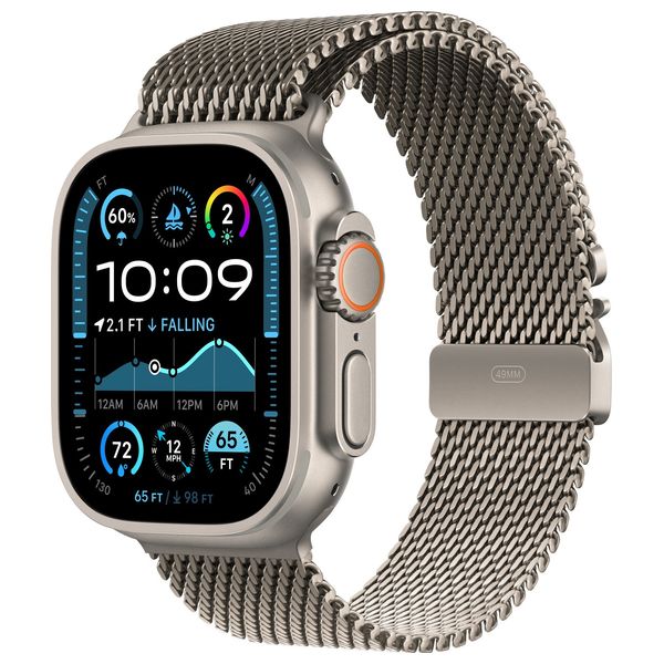  Infinity Tech Titanium Milanese Loop Band for Apple Watch - 49mm 