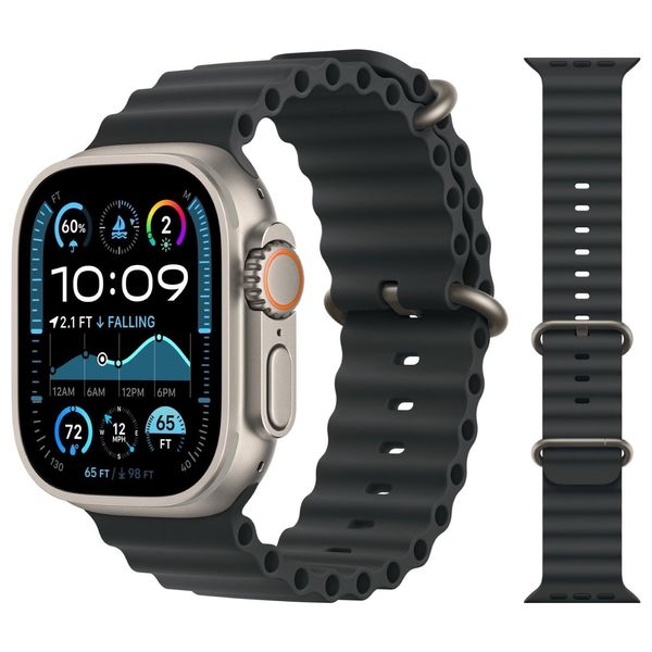 Infinity Tech Band - For Apple Watch - Sport Design, Water Resistant - Black
