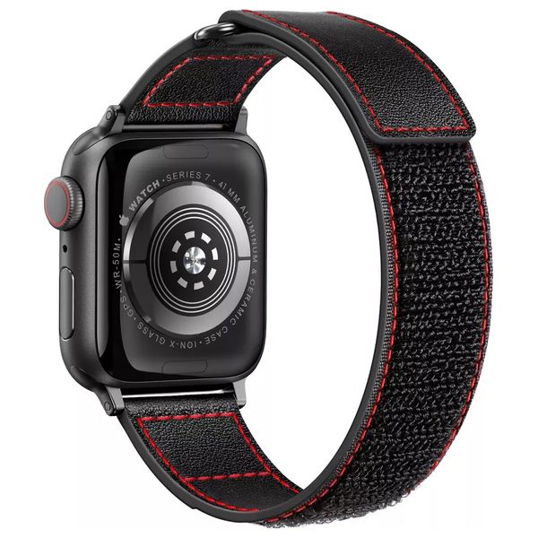 Elryan: Infinity Tech Leather Band for Apple Watch 38/40/41/42mm