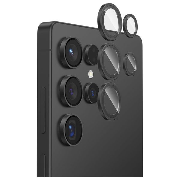  Infinity Tech Camera Protector for Samsung Galaxy S25 Ultra - Titanium Black 