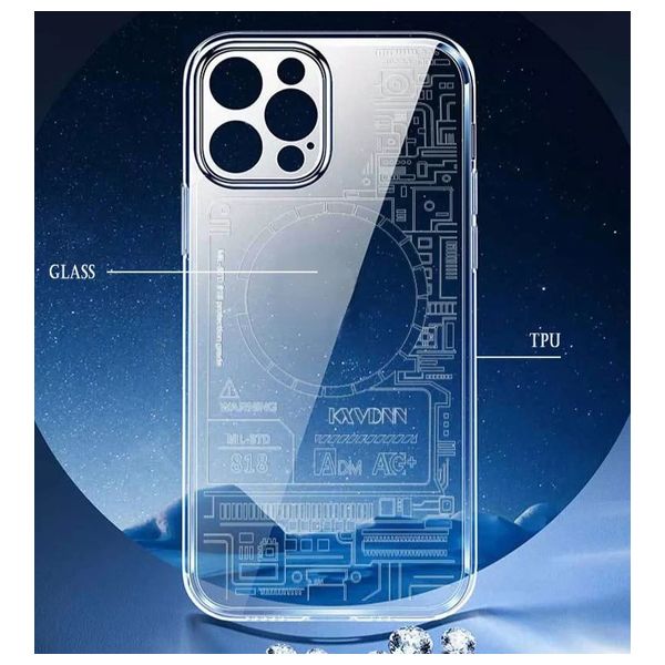  Fashion Case Mobile Cover For iPhone 12 Pro Max - Transparent 