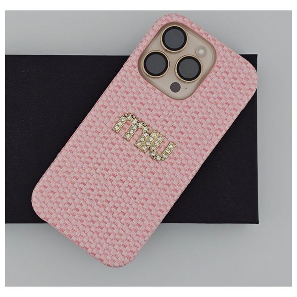  Fashion Case Mobile Cover For iPhone 16 Pro - Baby Pink 
