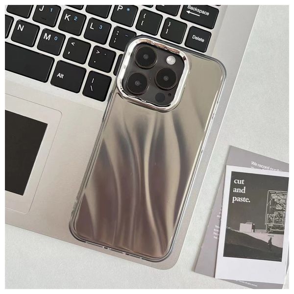  Fashion Case Mobile Cover For iPhone 15 - Titanium Gray 