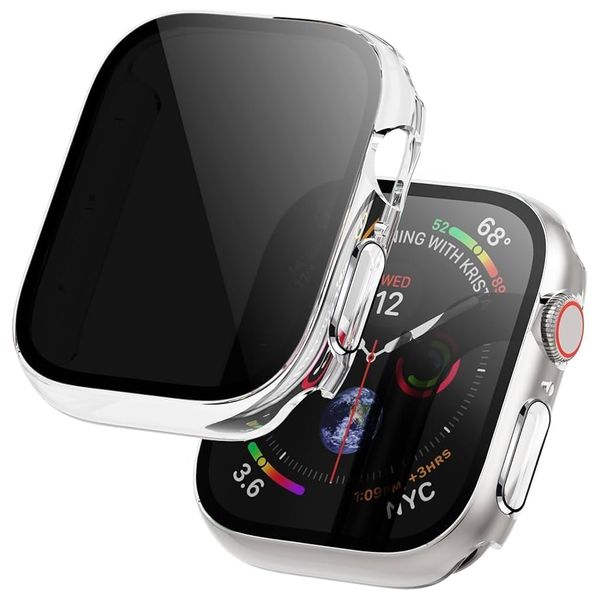  Fashion Case cover for Apple Watch 10, 46mm - Transparent 