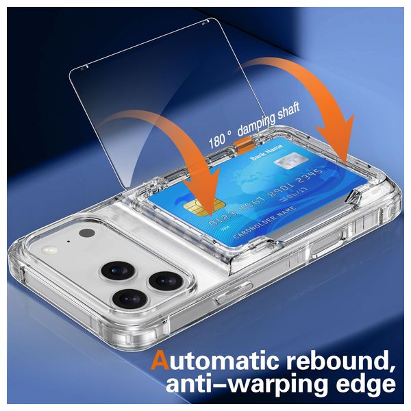  Fashion Case Mobile Cover For iPhone 17 Pro -  Transparent 