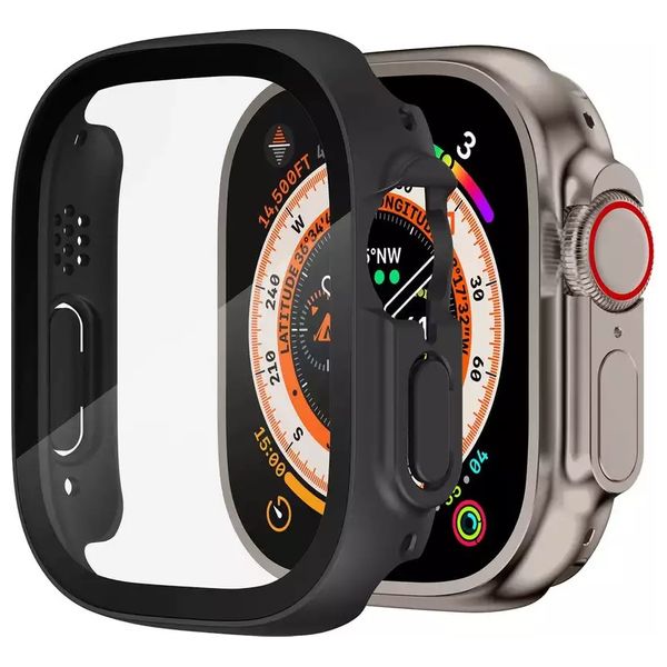  Fashion Case Apple Watch Protective Case - Black 