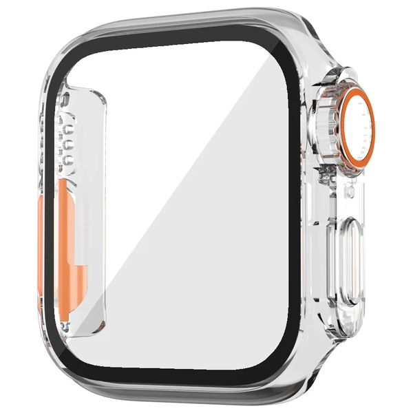  Fashion Case Apple Watch Protective Case - Transparent 
