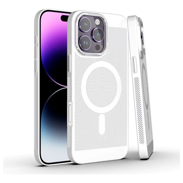  Fashion Case Mobile Cover For iPhone 16 Pro - White 