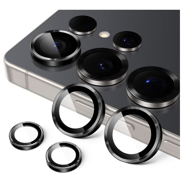  Infinity Tech Camera Protector for Samsung Galaxy S25 Ultra - Titanium Black 