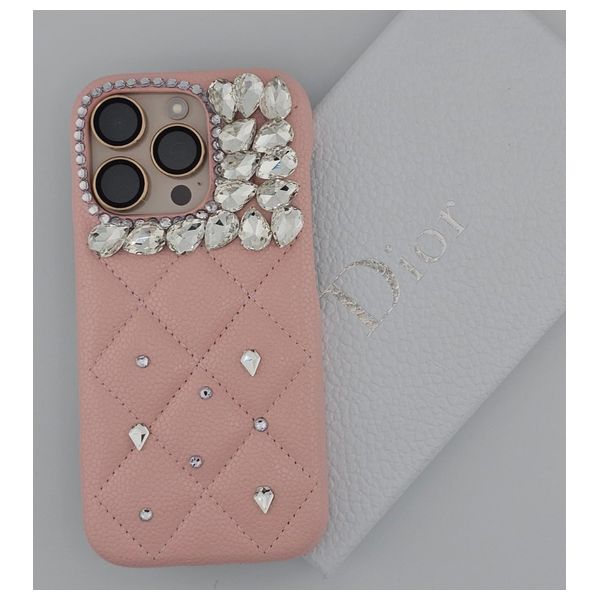  Fashion Case Mobile Cover For iPhone 15 Pro Max - Pink 