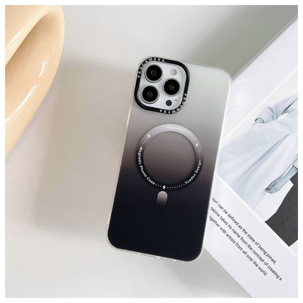  Fashion Case Mobile Cover For iPhone 15 Pro - Black 