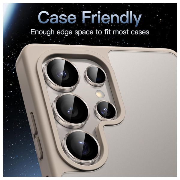 Infinity Tech Camera Protector for Samsung Galaxy S25 Ultra - Titanium Gray
