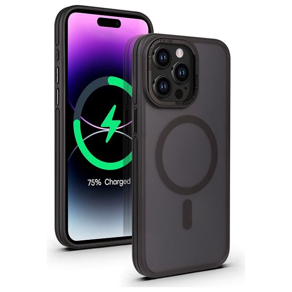  Fashion Case Mobile Cover For iPhone 15 Pro - Black 