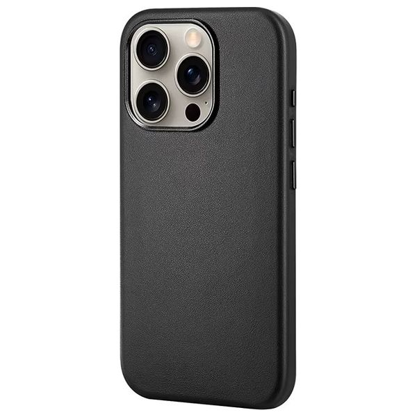  Fashion Case Mobile Cover For iPhone 16 Pro Max - Black 