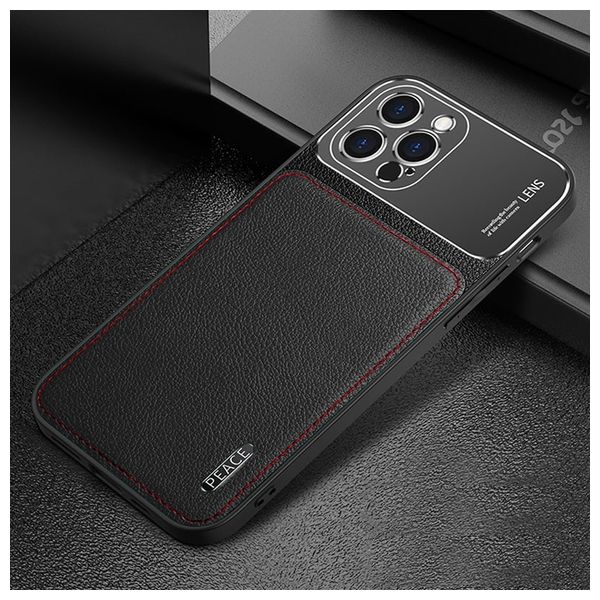  Fashion Case Mobile Cover For iPhone 12 - Black 