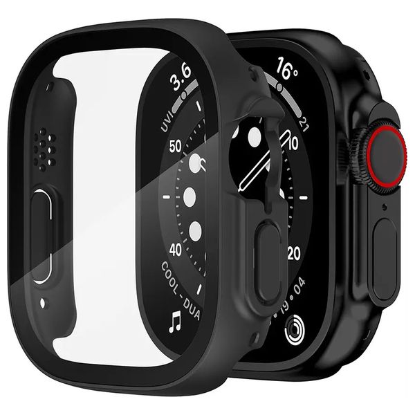  Fashion Case Apple Watch Protective Case - Black 
