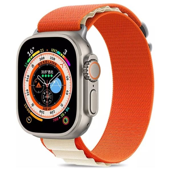  سوار انفنيتي تك جبال الألب لساعة آبل - 42/44/45/49 ملم 