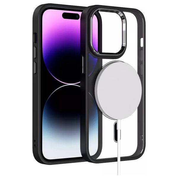  حافظة موبايل فاشن كيس لجهاز ايفون 14 برو ماكس - اسود 