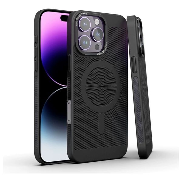  حافظة موبايل فاشن كيس لجهاز ايفون 16 برو ماكس  - اسود 