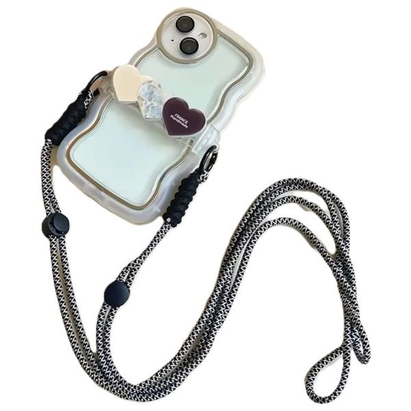  مشبك وحبل تعليق الموبايل فاشن كيس 