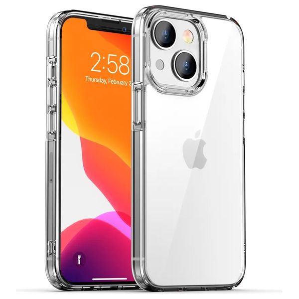  Fashion Case Mobile Cover For iPhone 14 Plus - Transparent 
