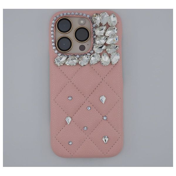  Fashion Case Mobile Cover For iPhone 15 Pro Max - Pink 