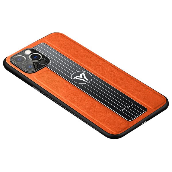  Fashion Case Mobile Cover For iPhone 12 Pro - Orange 