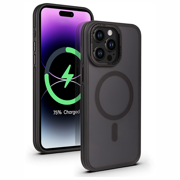  Fashion Case Mobile Cover For iPhone 15 Pro - Black 