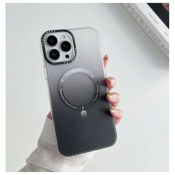  Fashion Case Mobile Cover For iPhone 15 Pro - Black 