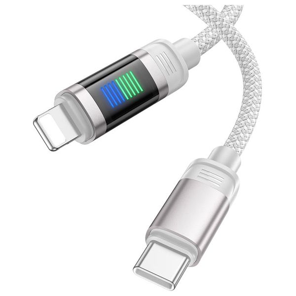  كيبل هوكو - يو اس بي سي  إلى لايتنينغ - 27 واط - 1.2 متر - رمادي 