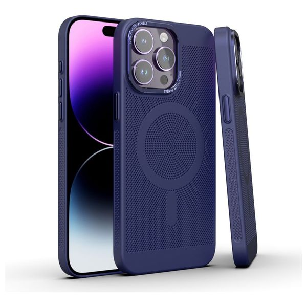  Fashion Case Mobile Cover For iPhone 15 Pro - Blue 