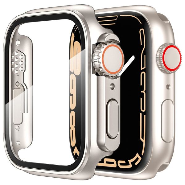  Fashion Case Apple Watch Protective Case - Titanium 