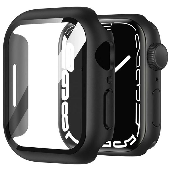  Fashion Case Apple Watch Protective Case - Black 