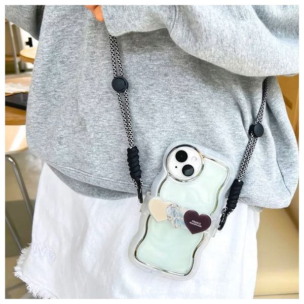  مشبك وحبل تعليق الموبايل فاشن كيس 