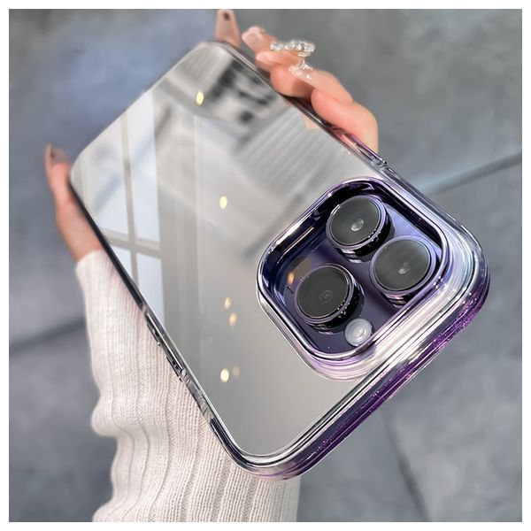  حافظة موبايل فاشن كيس لجهاز ايفون 14 برو ماكس - سلفر 