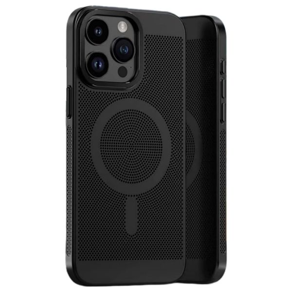  حافظة موبايل فاشن كيس لجهاز ايفون 16 برو ماكس  - اسود 