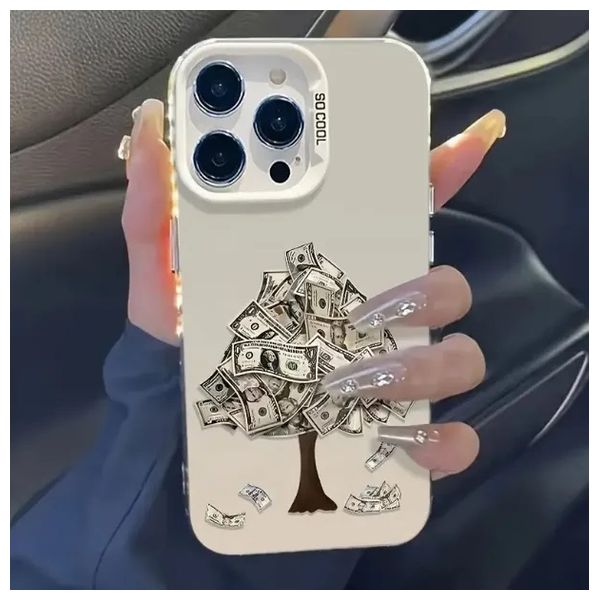  حافظة موبايل فاشن كيس لجهاز ايفون 16برو ماكس - سلفر 