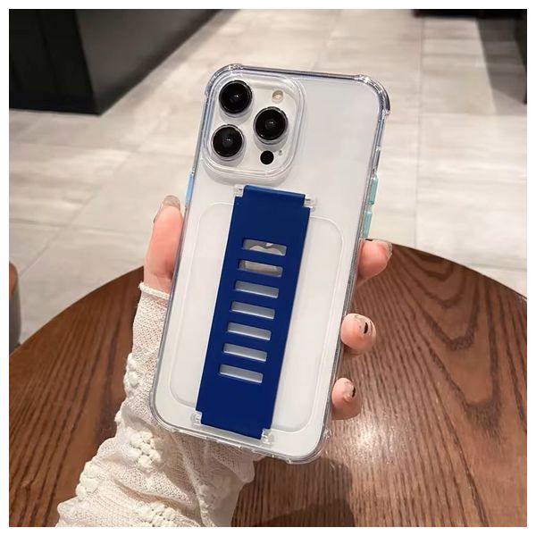  حافظة موبايل فاشن كيس لجهاز ايفون 15 برو - شفاف 