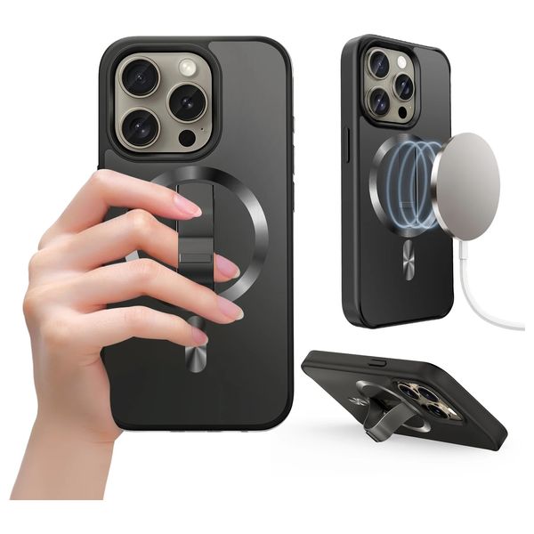  حافظة موبايل فاشن كيس لجهاز ايفون 15 برو ماكس - اسود 