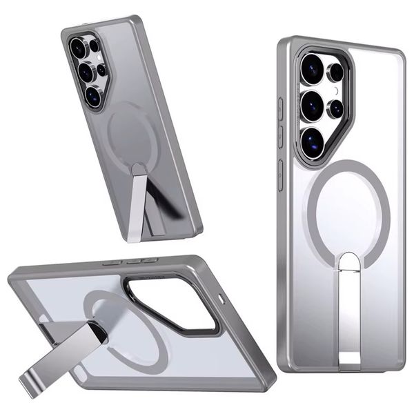  Fashion Case Mobile Cover For Samsung S25 Ultra - Titanium Gray 
